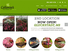 Tablet Screenshot of callawaysonline.com